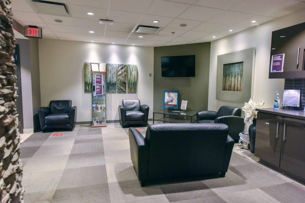 Reception Area | Core Dental | General & Family Dentist | Downtown Calgary