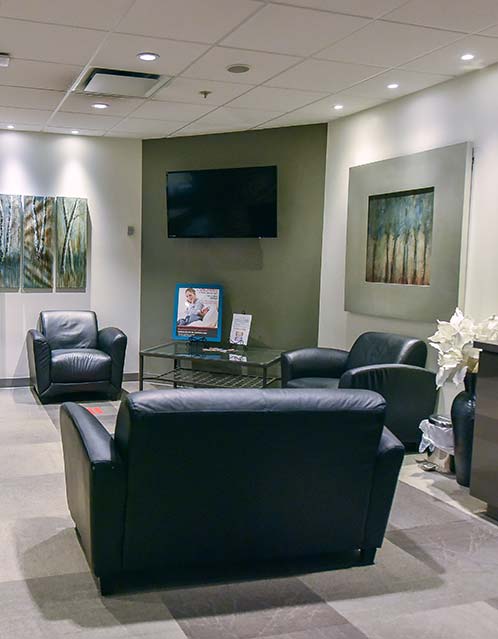 Reception Area | Core Dental | General & Family Dentist | Downtown Calgary